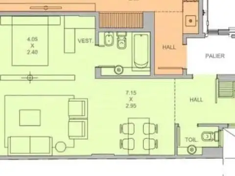 Departamento en Venta en Las Cañitas, USD 232.427