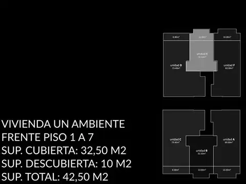 Departamento en Venta con 1 cochera