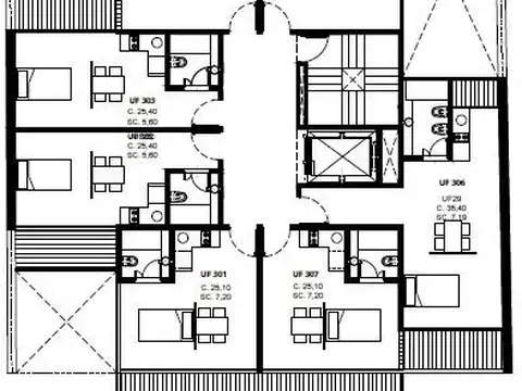 Departamento 1 ambiente con 1 baño