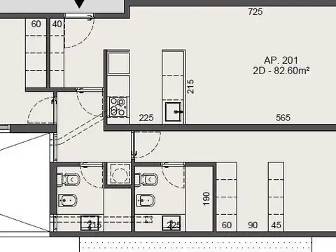 Apartamento de 2 dormitorios, con balcón y parrillero. Entrega: marzo 2028