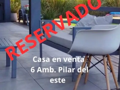 Alquiler Excelente Casa Pilar del Este Barrio San Alfonso - Para Disfrutar !!