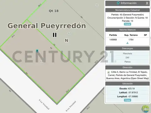 Venta de Lote, Barrio La Trinidad, Mar del Plata.