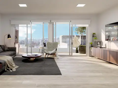 Departamento 3 ambientes con 2 baños