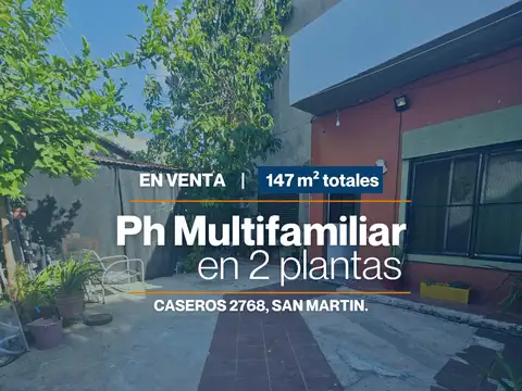Excelente PH Multifamiliar con Patio y Terraza Propia en San Martín
