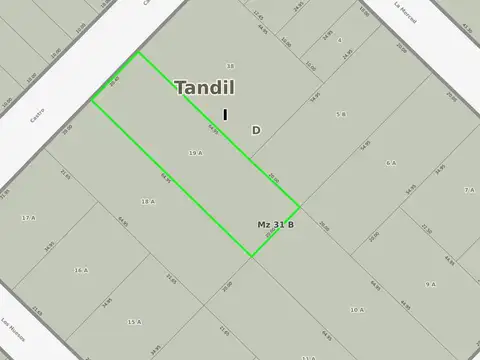 Terreno en Venta en Tandil, USD 70.000