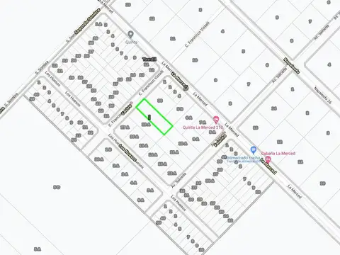 Terreno en Venta 20  mts Frente