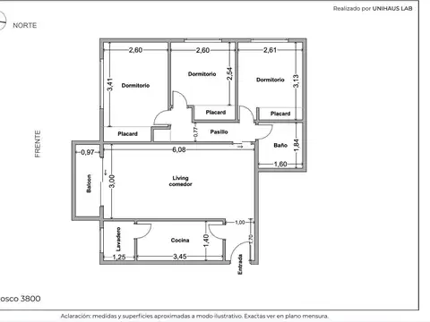 Departamento en Venta de 3 dormitorios