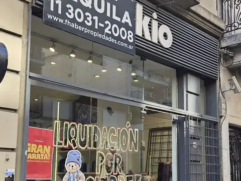 Local en alquiler en Av. Santa Fe al 1200 Recoleta CABA
