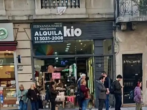 Local en alquiler en Av. Santa Fe al 1200 Recoleta CABA