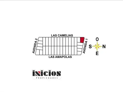 Lote en Costa del Este: Las Camelias esq. Avenida 1 - B667