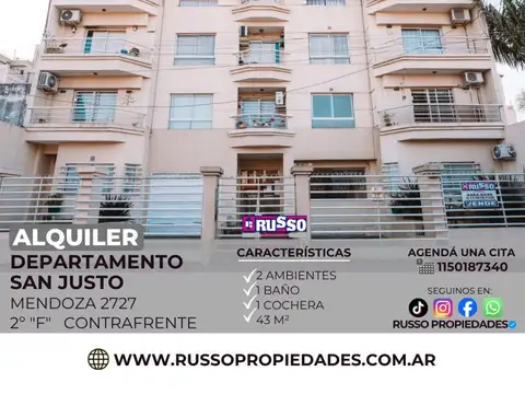 Departamento en Alquiler en San Justo, Partido de La Matanza