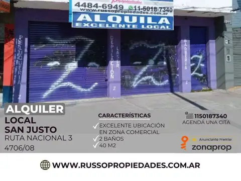 Alquiler de Local Comercial en San Justo