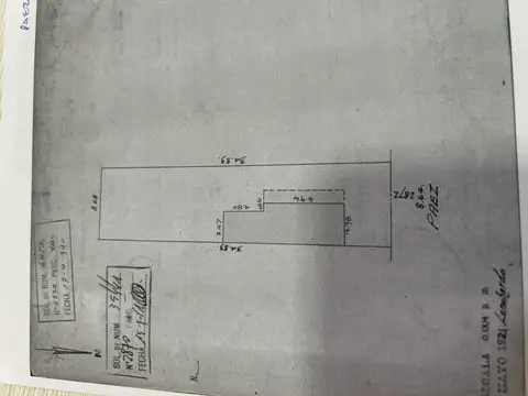Terreno en Venta 866  mts Frente