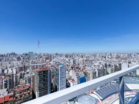 Departamento 2 ambientes con 2 baños