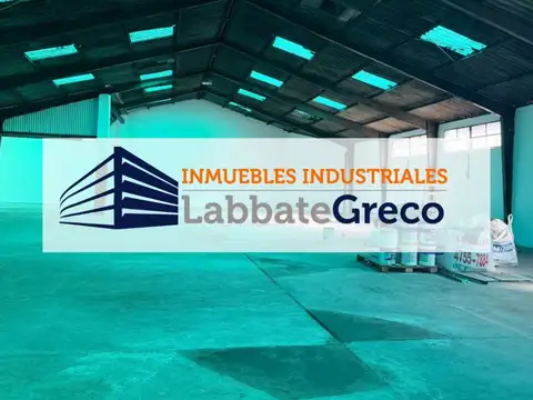 1650m2 EN ALQUILER DENTRO DE PREDIO INDUSTRIAL