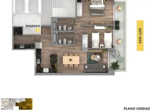 Departamento en Venta en Nuestra Señora De Lourdes, Rosario