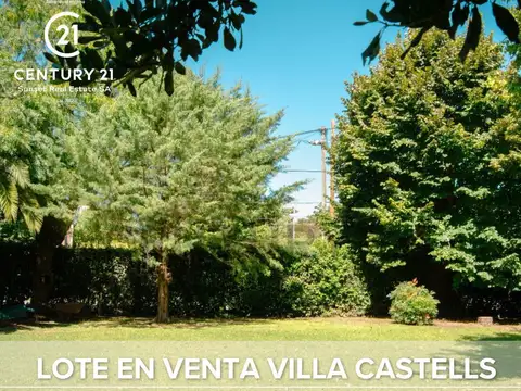 Lote en venta en villa castells gonnet