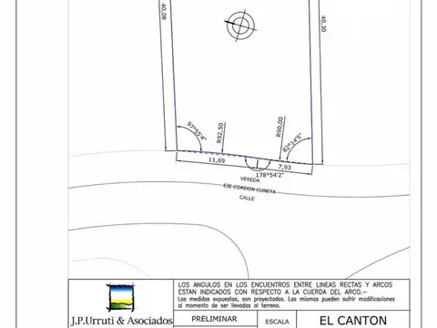 Terreno en Venta de 802,0 m2
