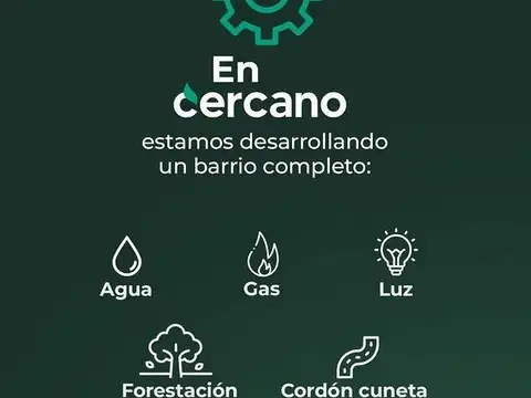 Terreno en Venta 30  mts Fondo