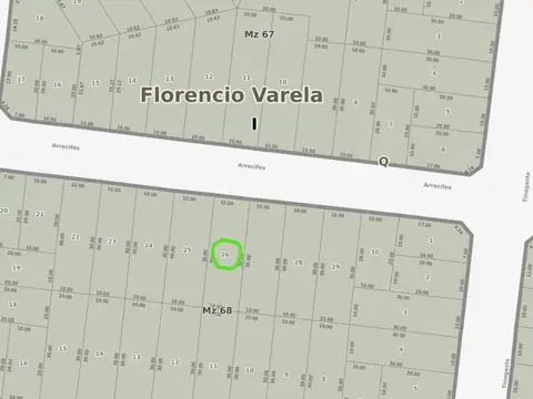Terreno en Venta en Florencio Varela, USD 29.000