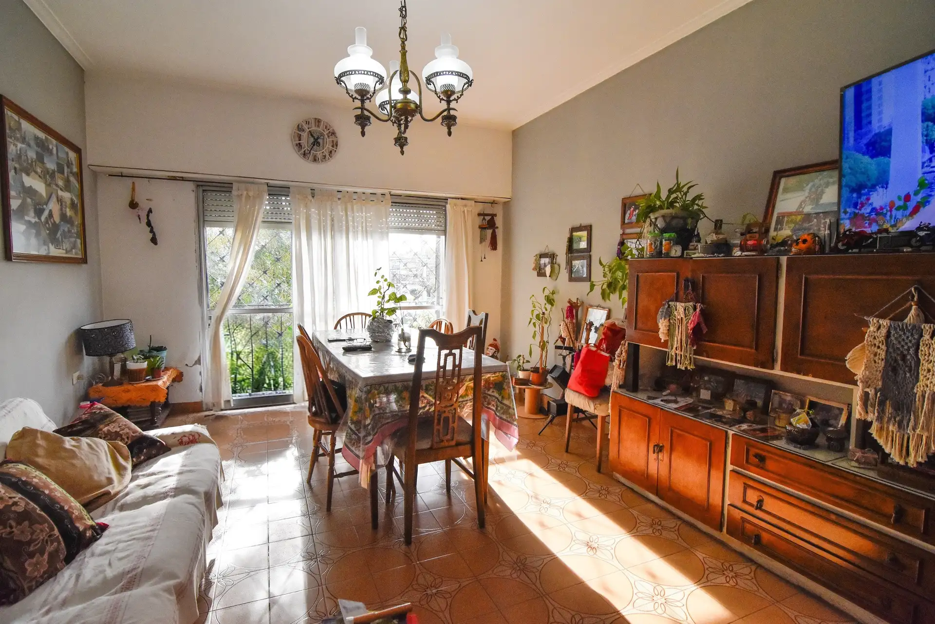 Depto 3 amb al frente, 75 m² con balcón y terraza propia — 2 dorm, Nueva Pompeya