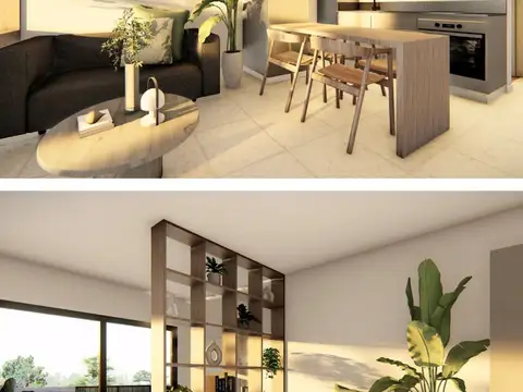 Departamento Monoambiente con 1 baño