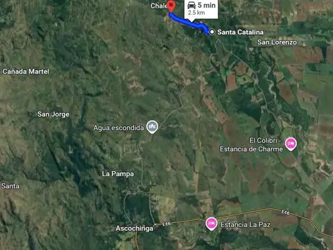 3 lotes a la venta en Loteo sobre el rio a 5 minutos de Santa Catalina