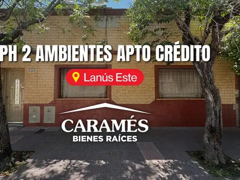 PH al frente de 2 amb a refaccionar con terraza accesible. Muy buena ubicación