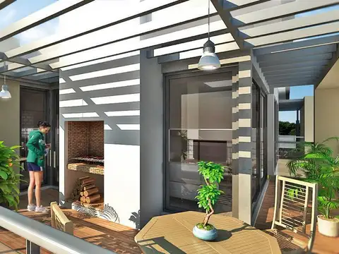 Departamento Monoambiente con 1 baño