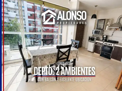 Venta - Departamento 2 Ambientes con Balcón - Lanús