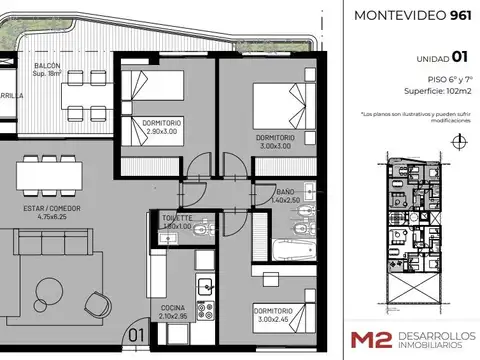 Departamento en Martin