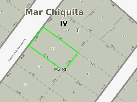 Sarmiento e/  San Martín y Vidal