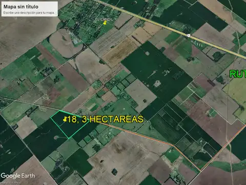 18,37 HECTAREAS AGRICOLAS EN DOS FRACCIONES DE 6,26 HA Y 12,11. SON CONTIGUAS.-  TOTALMENTE AGRICOLAS
