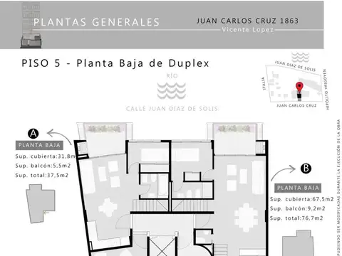Departamento en Venta de 3 ambientes