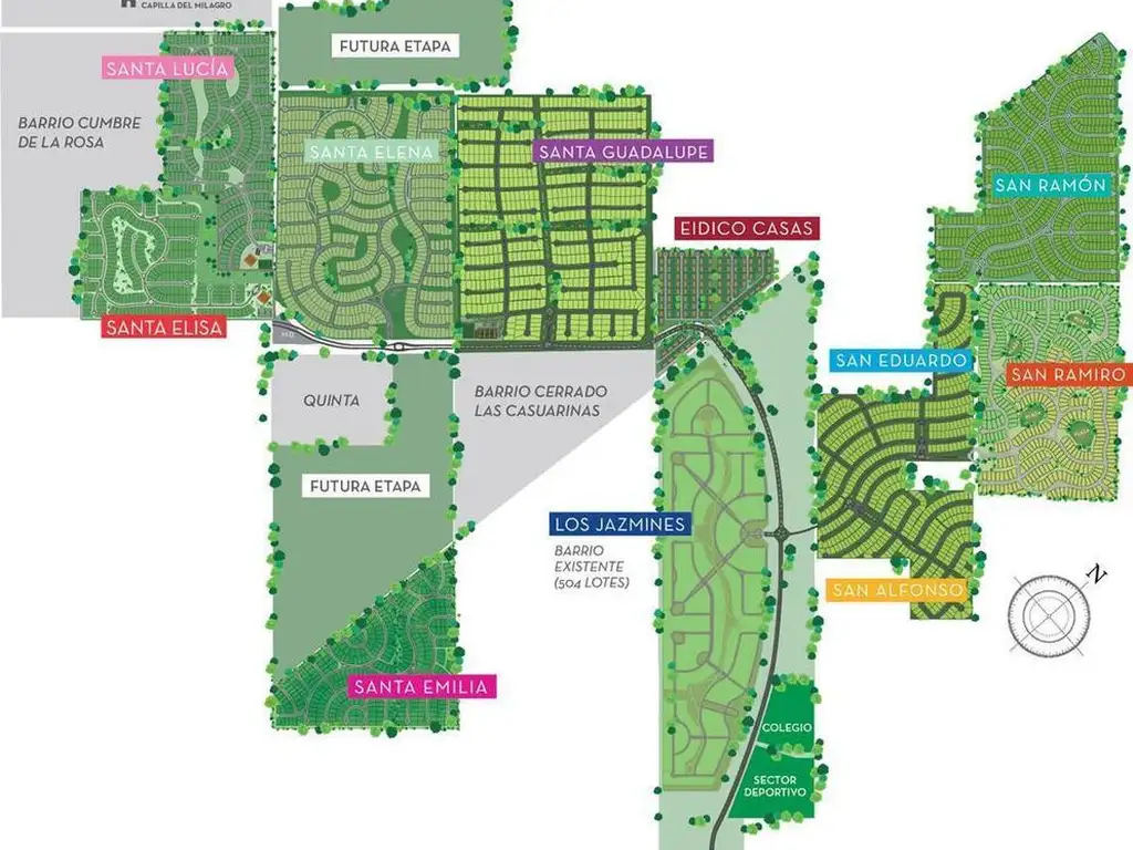 Terreno en Venta - Pilar del Este - Santa Lucia