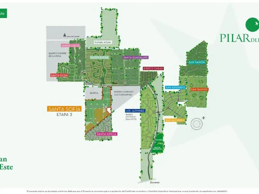 Nev. Imperdible Lote Interno En Barrio Santa Lucia - Pilar Del