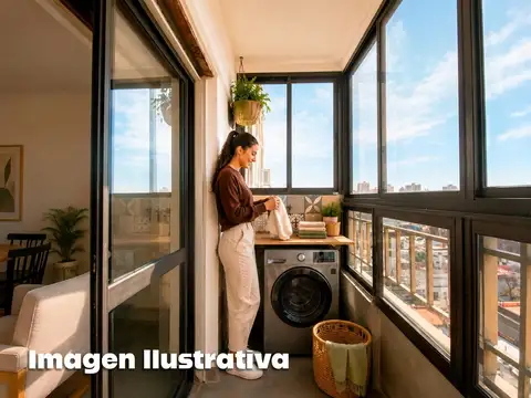 Departamento 2 ambientes con 1 baño