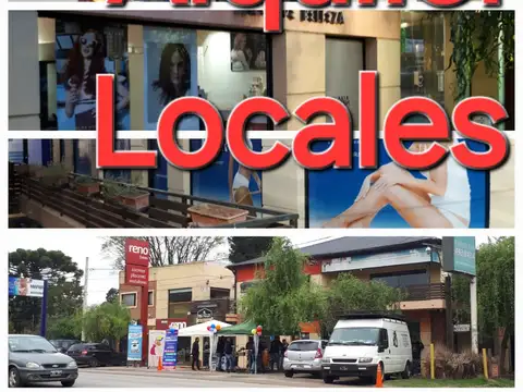 ALQUILER : FUNES Locales y Oficinas  !! Sobre Ruta ,Centricos: Plena Vista !!  Marquesina y Estacion