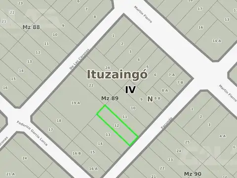 Terreno en Venta en Villa Gobernador Udaondo, USD 85.000