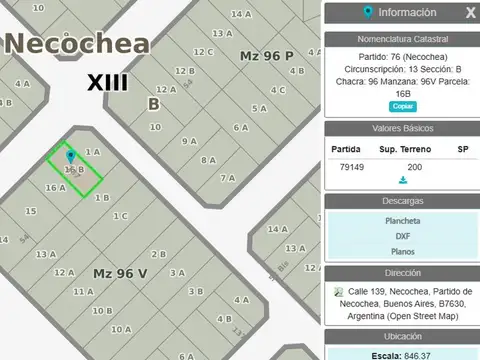 Venta Lote zona La Florida Necochea