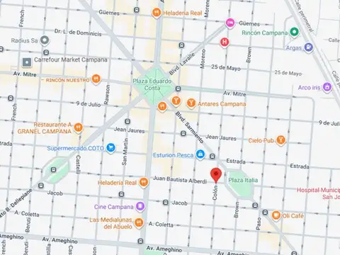 Terreno en Venta 17  mts Frente