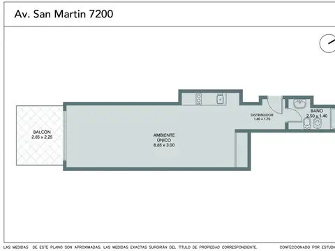 Departamento en Venta de Monoambiente