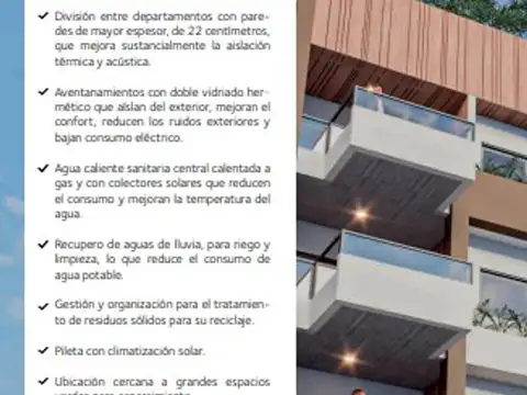 Departamento en Venta con 2 cocheras