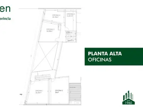 Oficina en Venta con 1 cochera