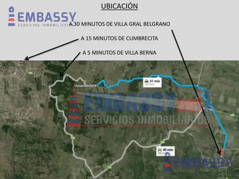 Terreno en Venta en La Cumbrecita, USD 159.000