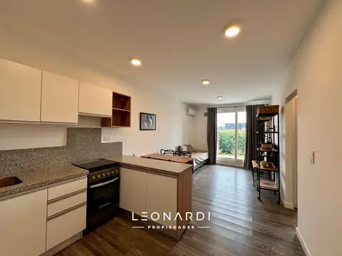 Departamento 2 ambientes con 1 baño