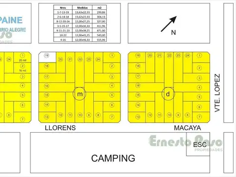 Terreno en  Venta en loteo de Barrio Alegre