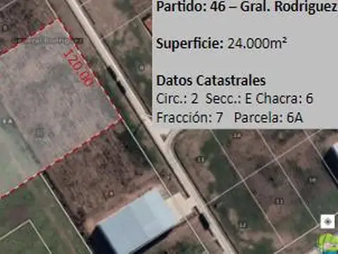 Terreno en Venta en General Rodriguez, USD 1.100.000