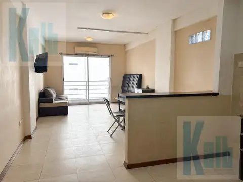 Luminoso Departamento monoambiente con balcón en Balvanera en edificio con amenities