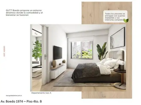 Departamento en Venta de 1 dormitorio